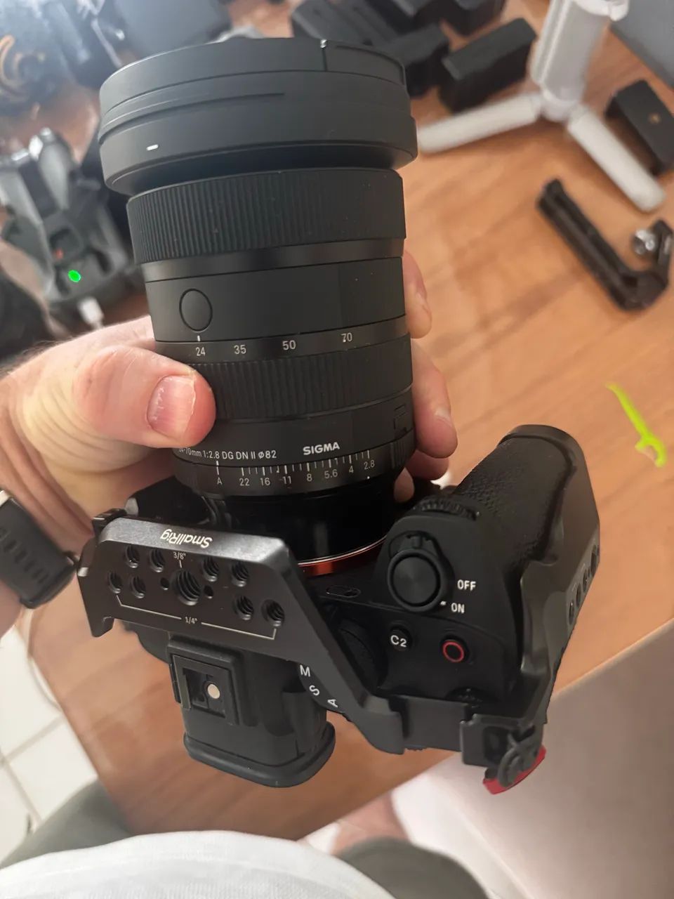 Câmeras de Cinema Fx3/A7IV/Drone/Estabilizador/Lentes!  - Foto 6