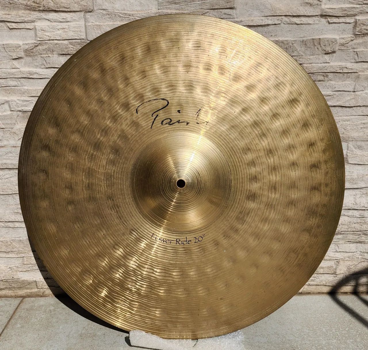 Prato de bateria Paiste Signature Power Ride 20 polegadas - Foto 4