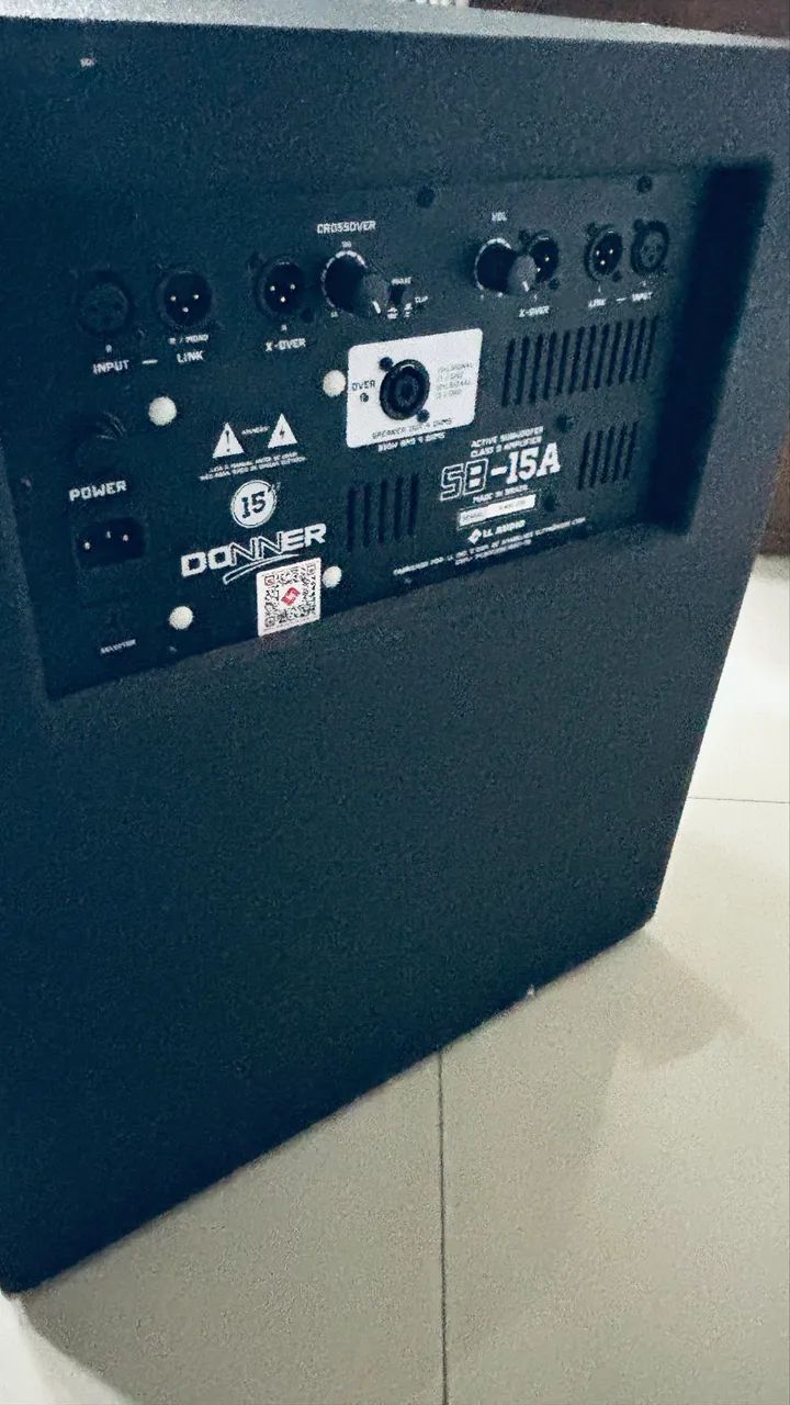 Sub Woofer Ativo 15 Polegadas estado de Novo - Foto 2