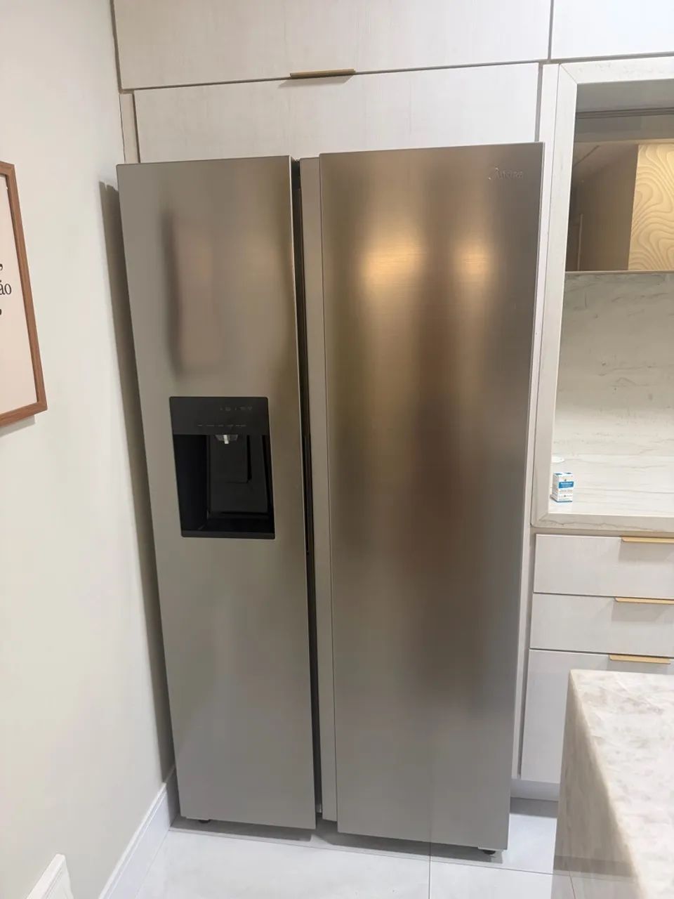 Geladeira side by side midea