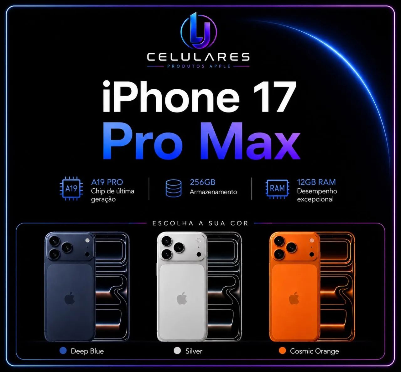 Iphone 17 pro Max 256gb (no precinho ) - Foto 2