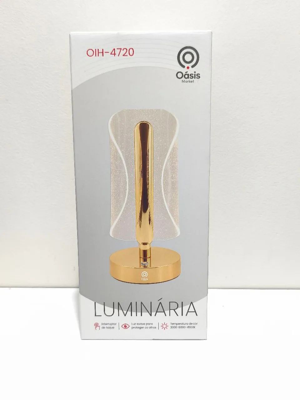 Luminária 3 tons com redução de intensidade Oásis 