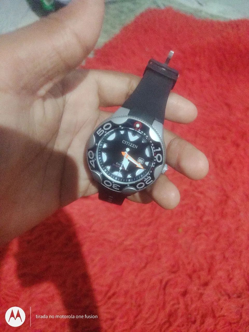Relógio Citizen Black promaster orca Eco-drive 200m