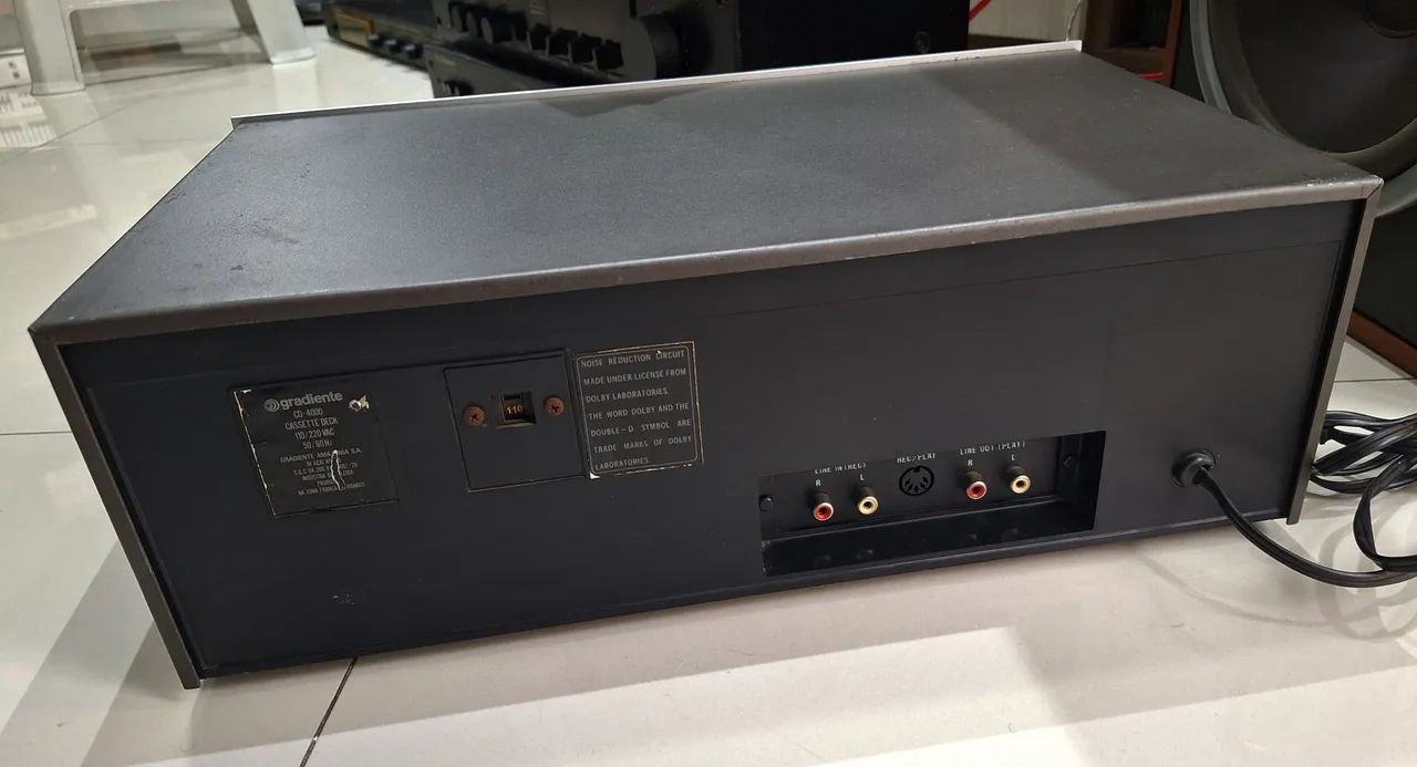 TAPE DECK GRADIENTE CD-4000  ( LINDÍSSIMO) - Foto 4