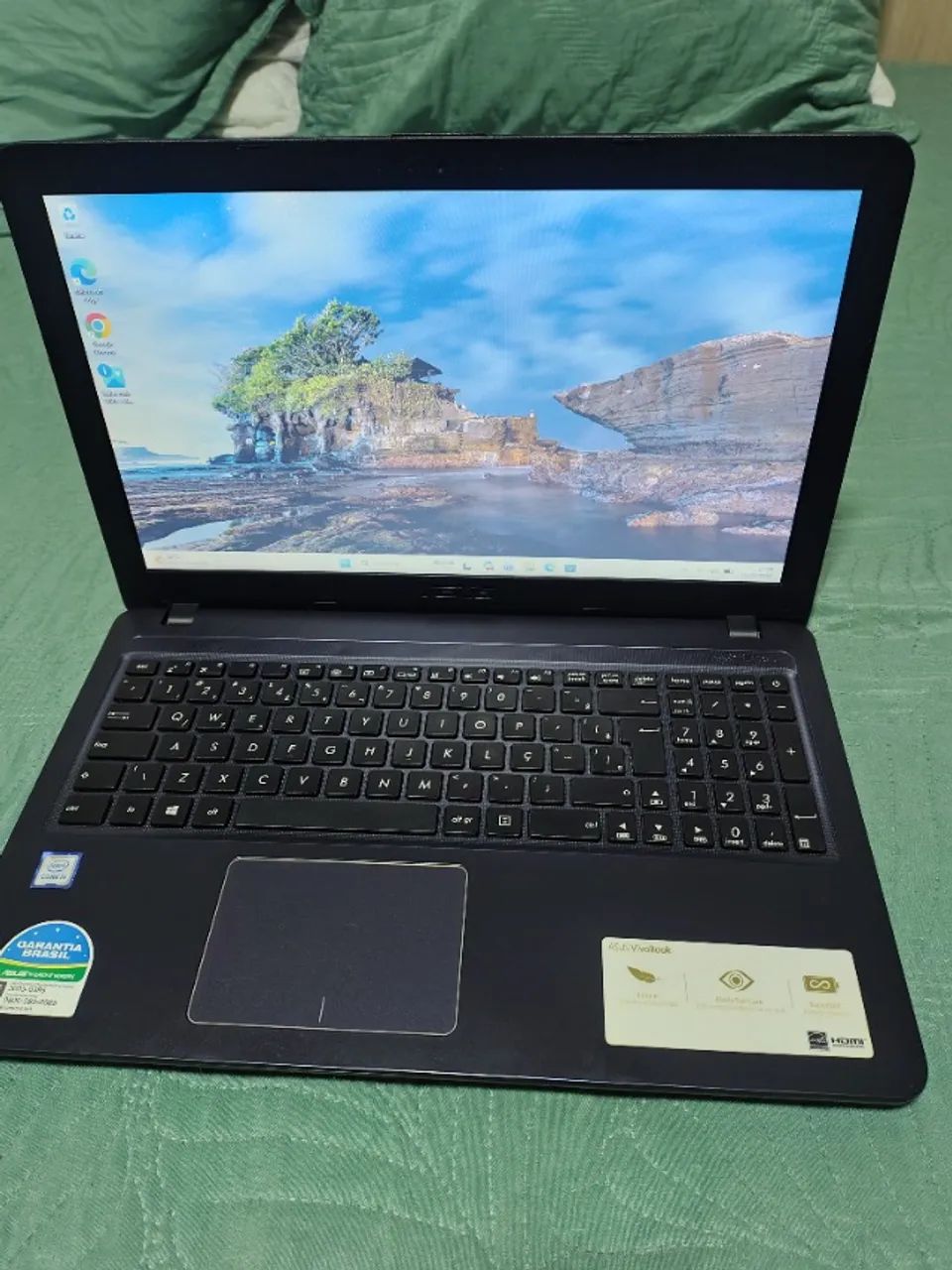 Notebook Asus Core i5 8 geração 8GB ram SSD 256gb Windows 11