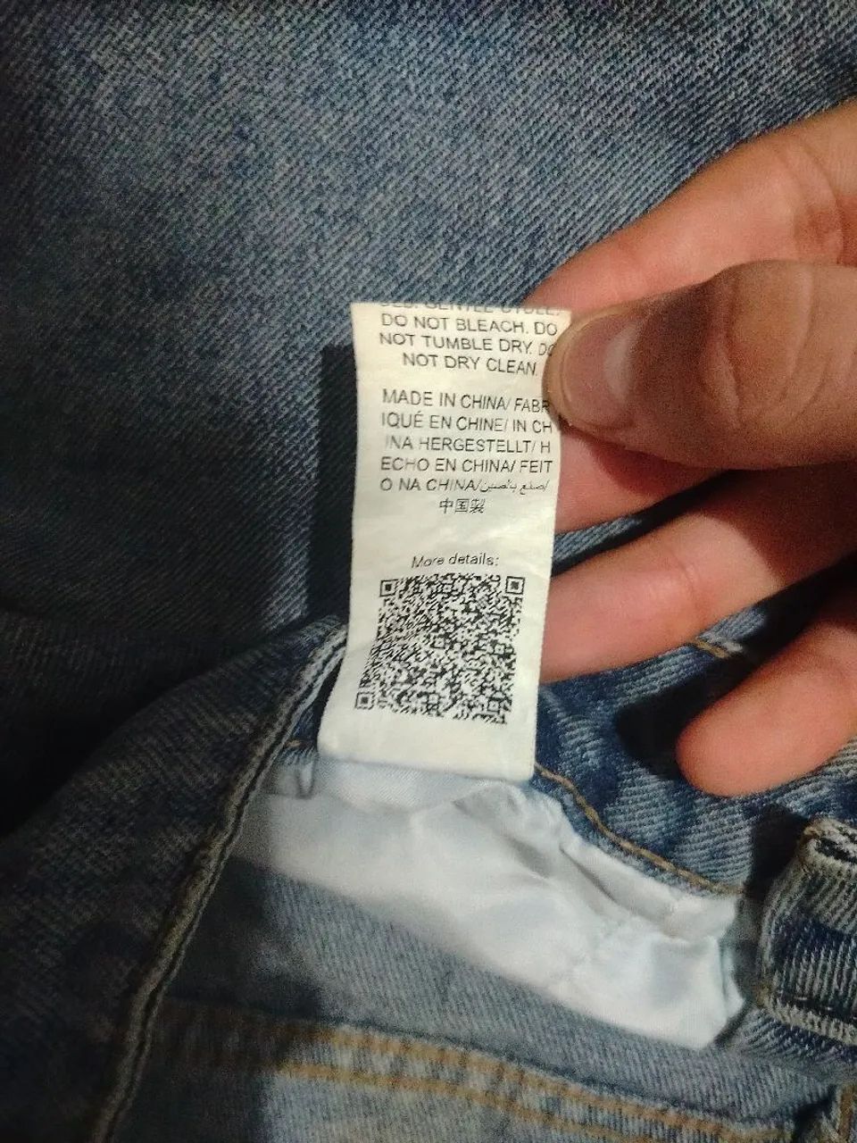 bermuda jeans shein cargo azul - Foto 4