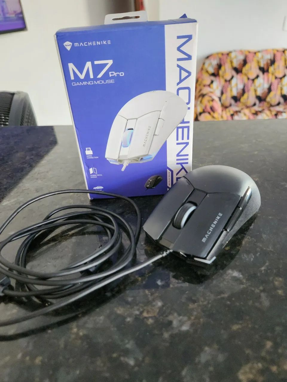 Mouse M7 pro machenike seminovo aceito propostas! - Foto 2