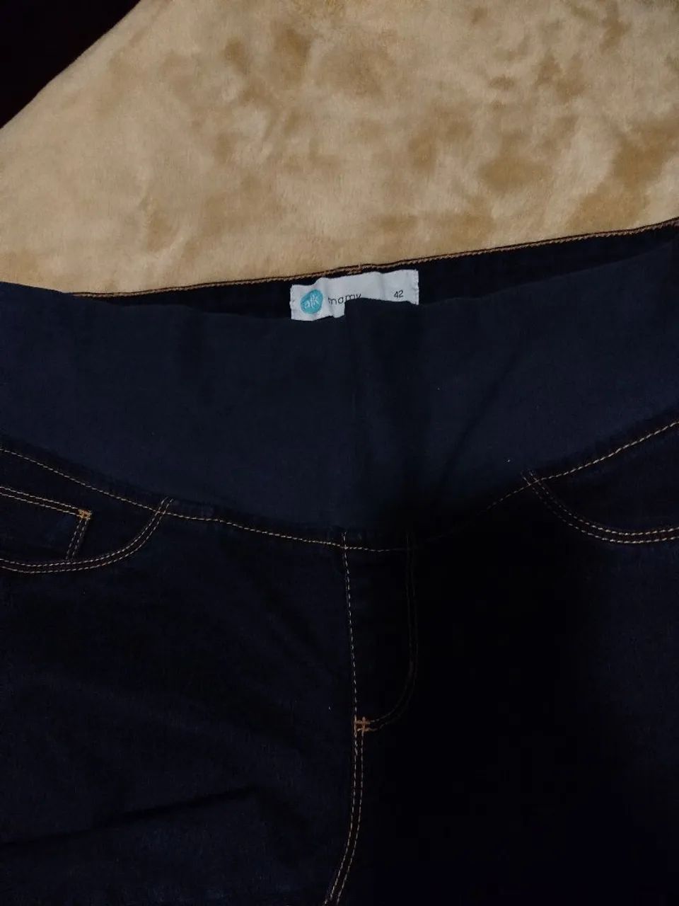 Calça jeans grávida 42  - Foto 5