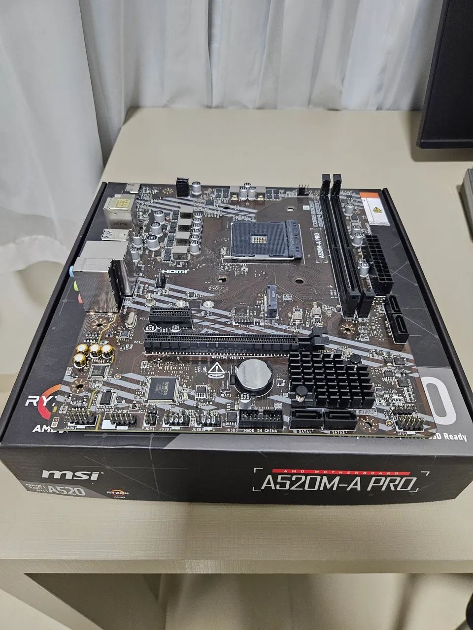 Placa Mãe Msi A520M-A Pro - Foto 2