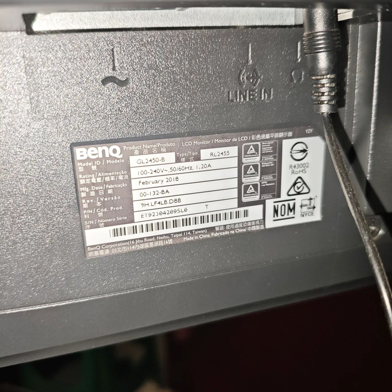 Monitor Benq Zowire 24" - Foto 2