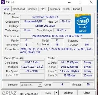 KIT XEON 2680 V4