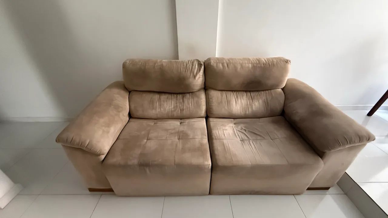 Sofá retrátil 2 lugares 