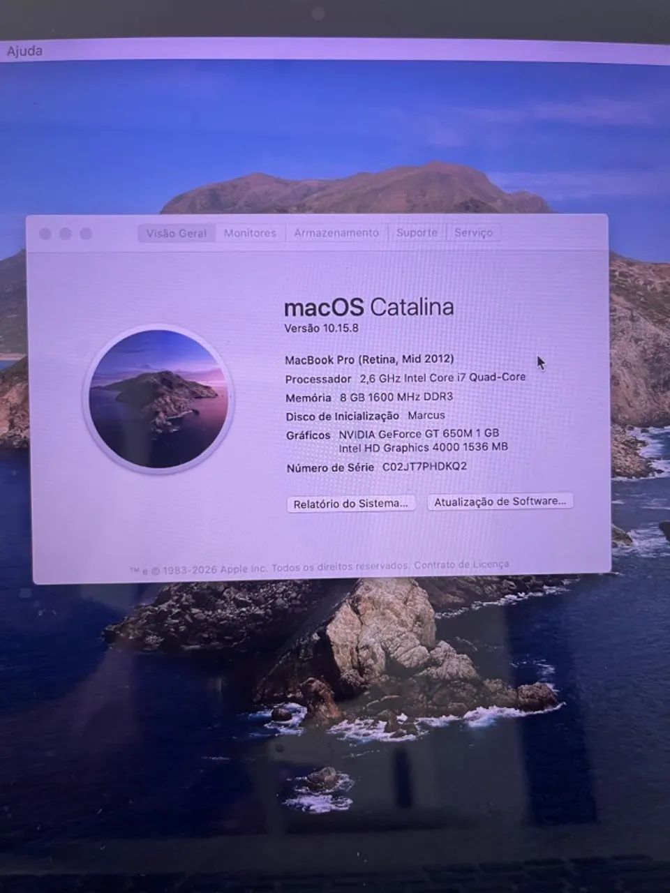 MacBook Pro Mid 2012 i7 - 8GB - SSD 512GB - Foto 4