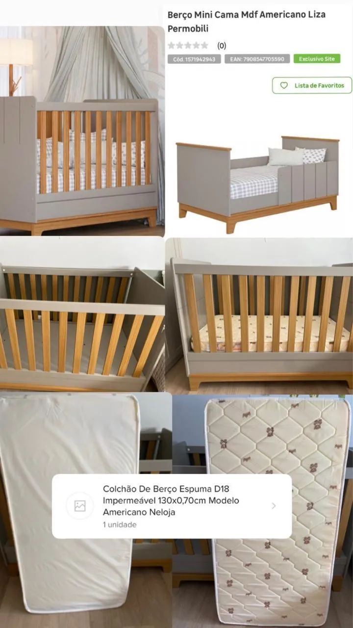 Berço Mini Cama