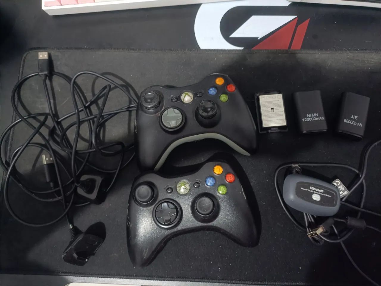 Kit controle Xbox 360 sem fio