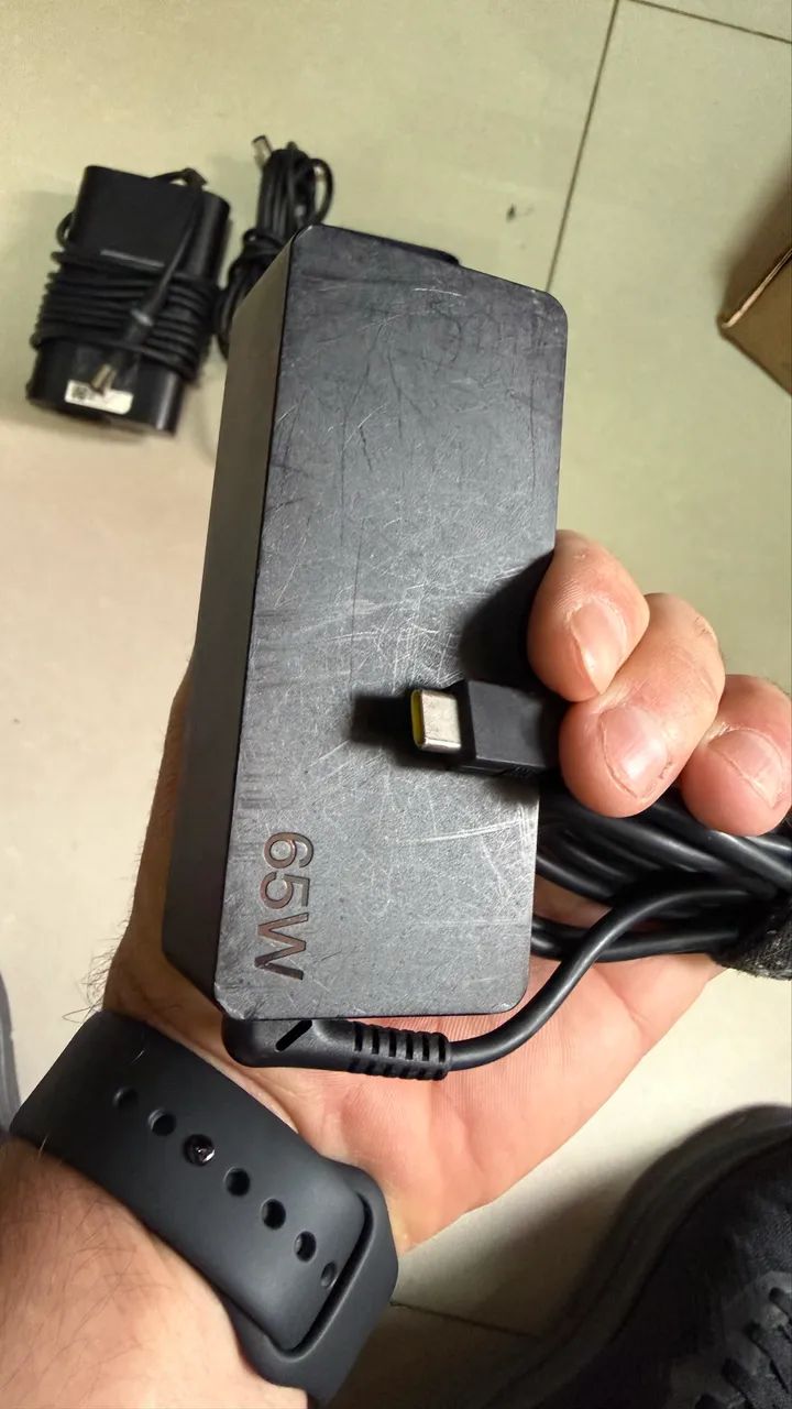 Fonte Dell 65W e Fonte Lenovo 65W - Foto 4