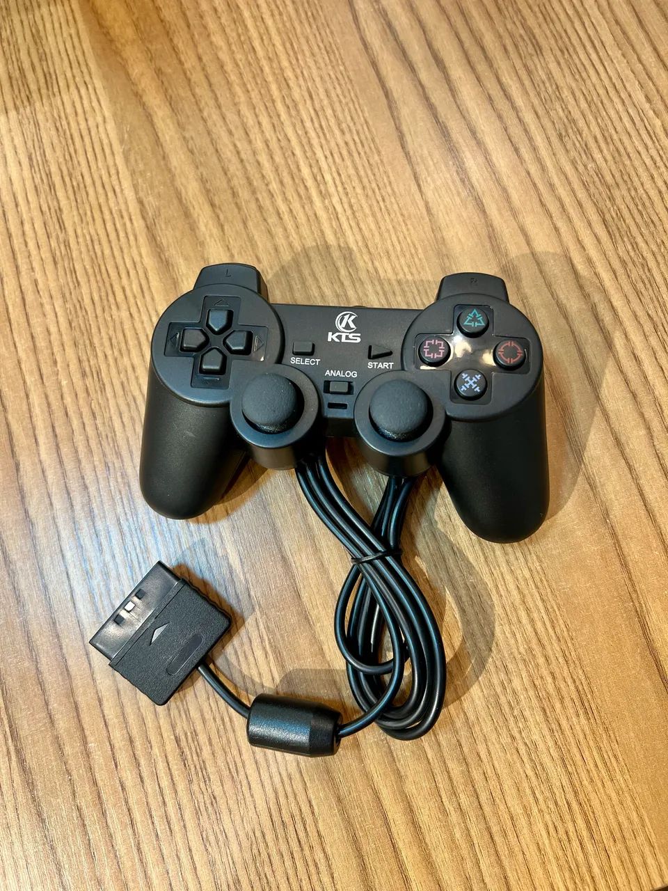 Controle KTS com Fio para PS2 Playstation 2 Gamepad