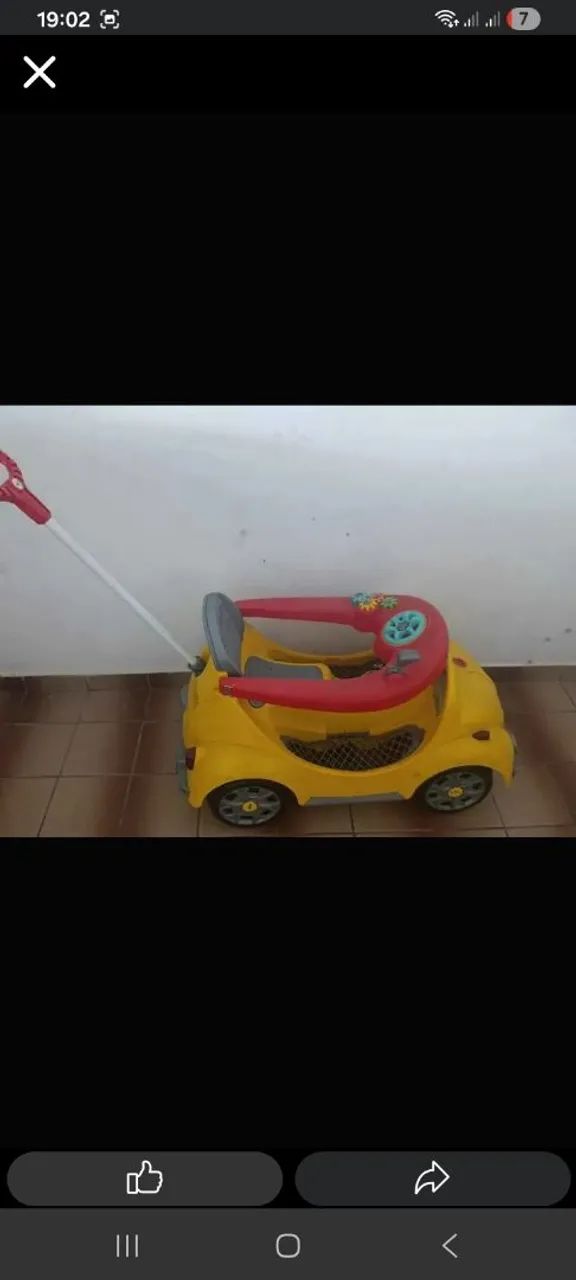 Carrinho de passeio infantil 