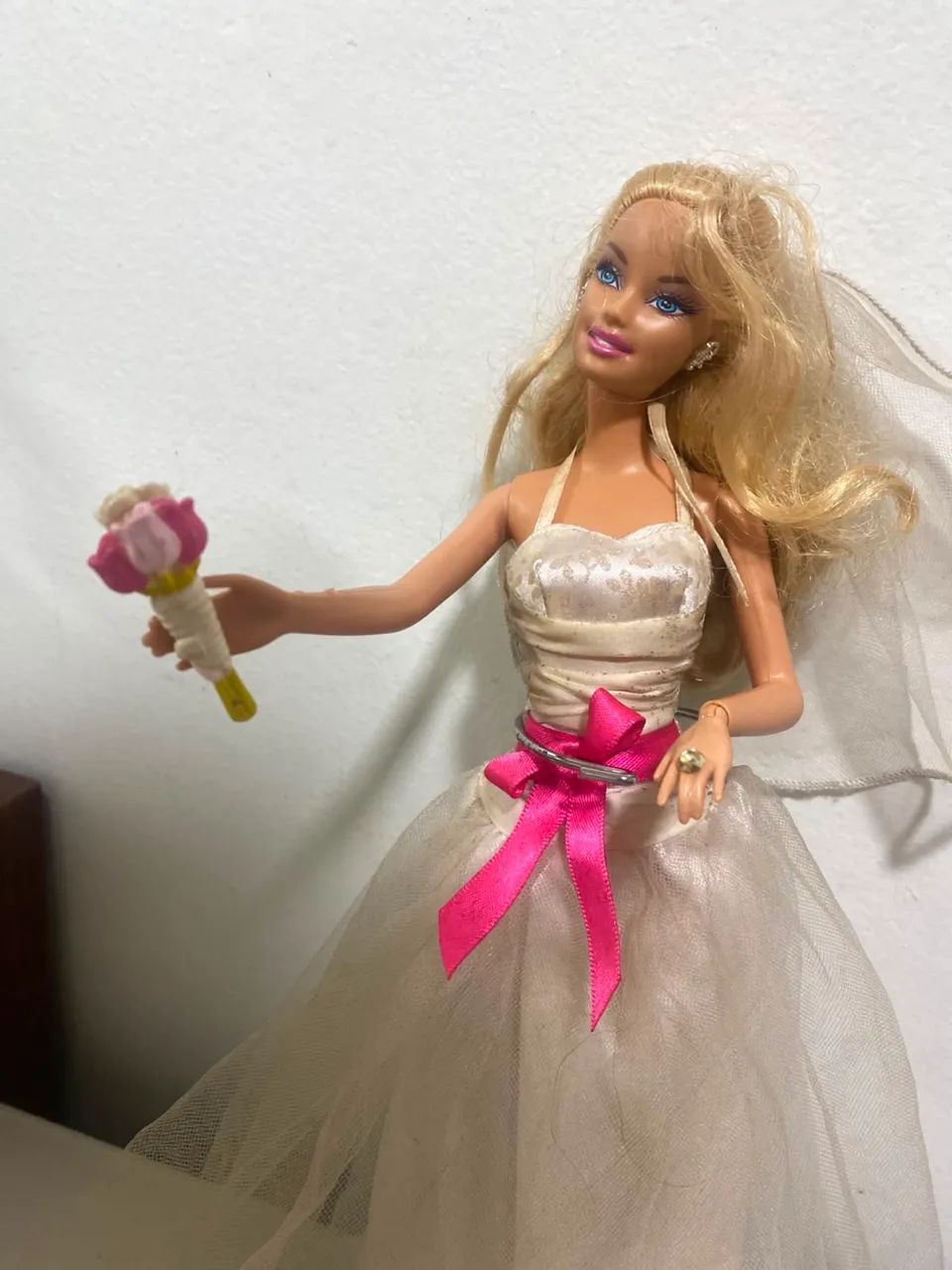 Barbie noiva boneca - Foto 3