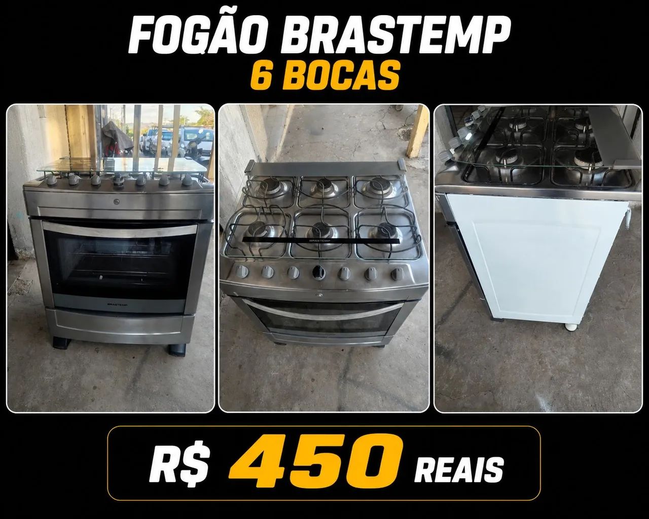 FOGÃO BRASTEMP TOP
