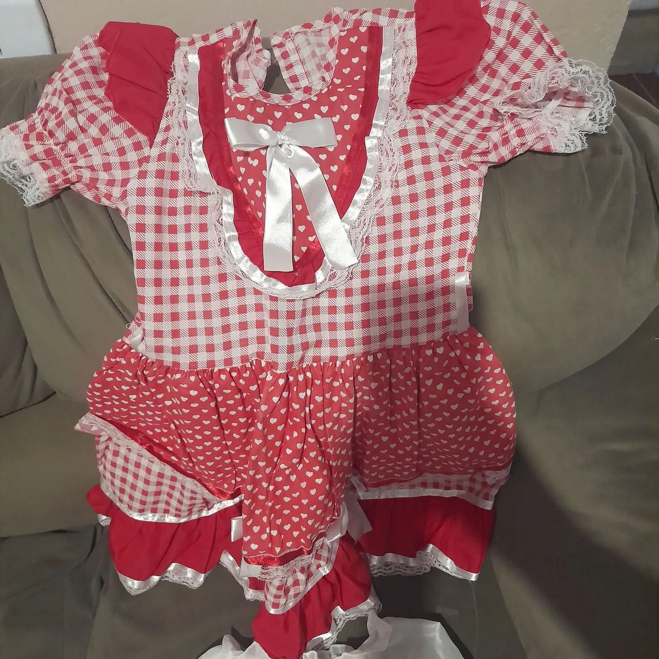Vestido junino 12 anos 