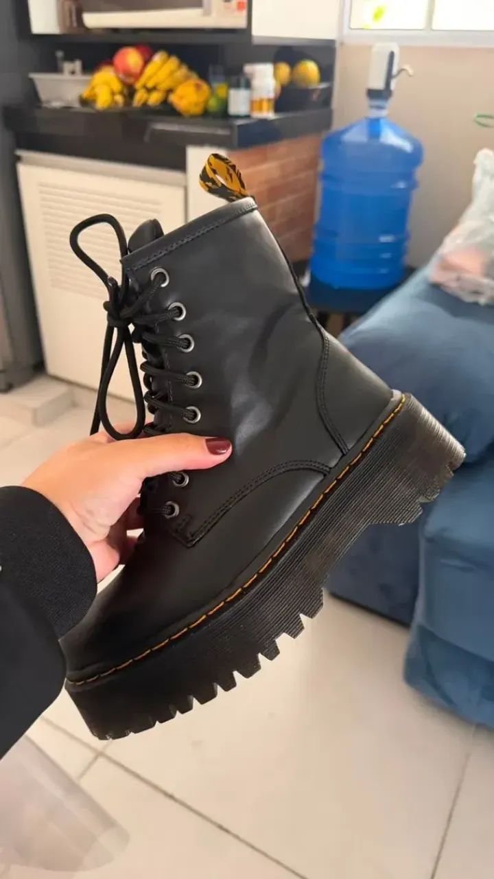 bota coturno veggie shoes preta 44