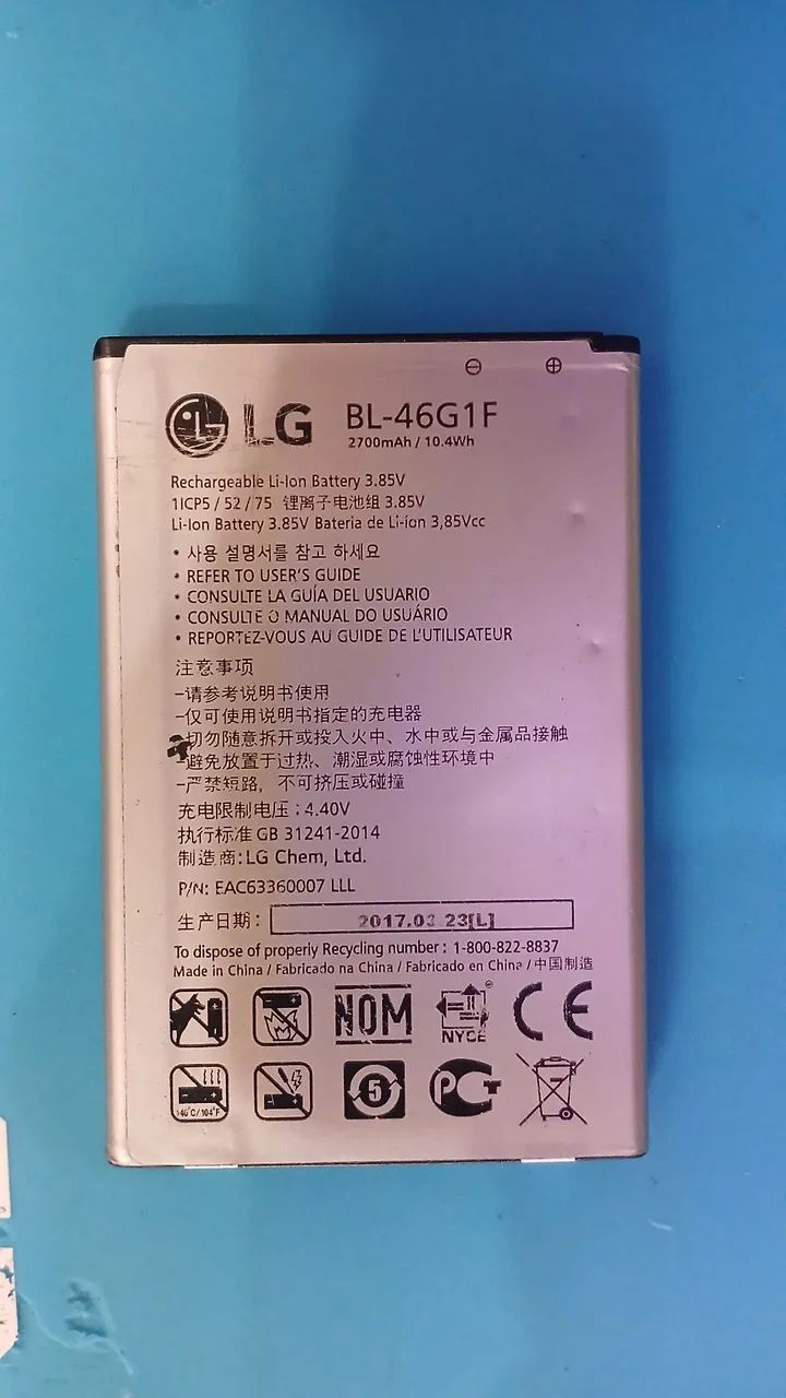 Bateria do LGk10 - Foto 2