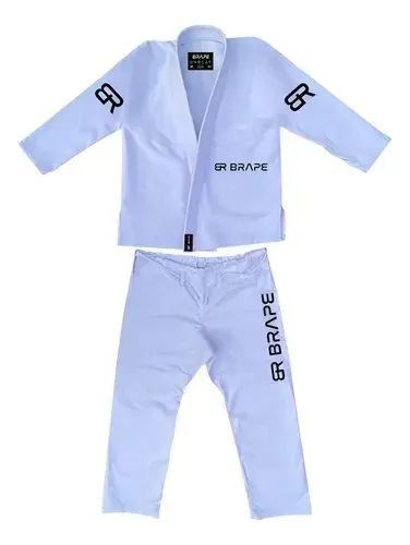 Kimono Brape Combat A2 Branco utilizado apenas uma vez 