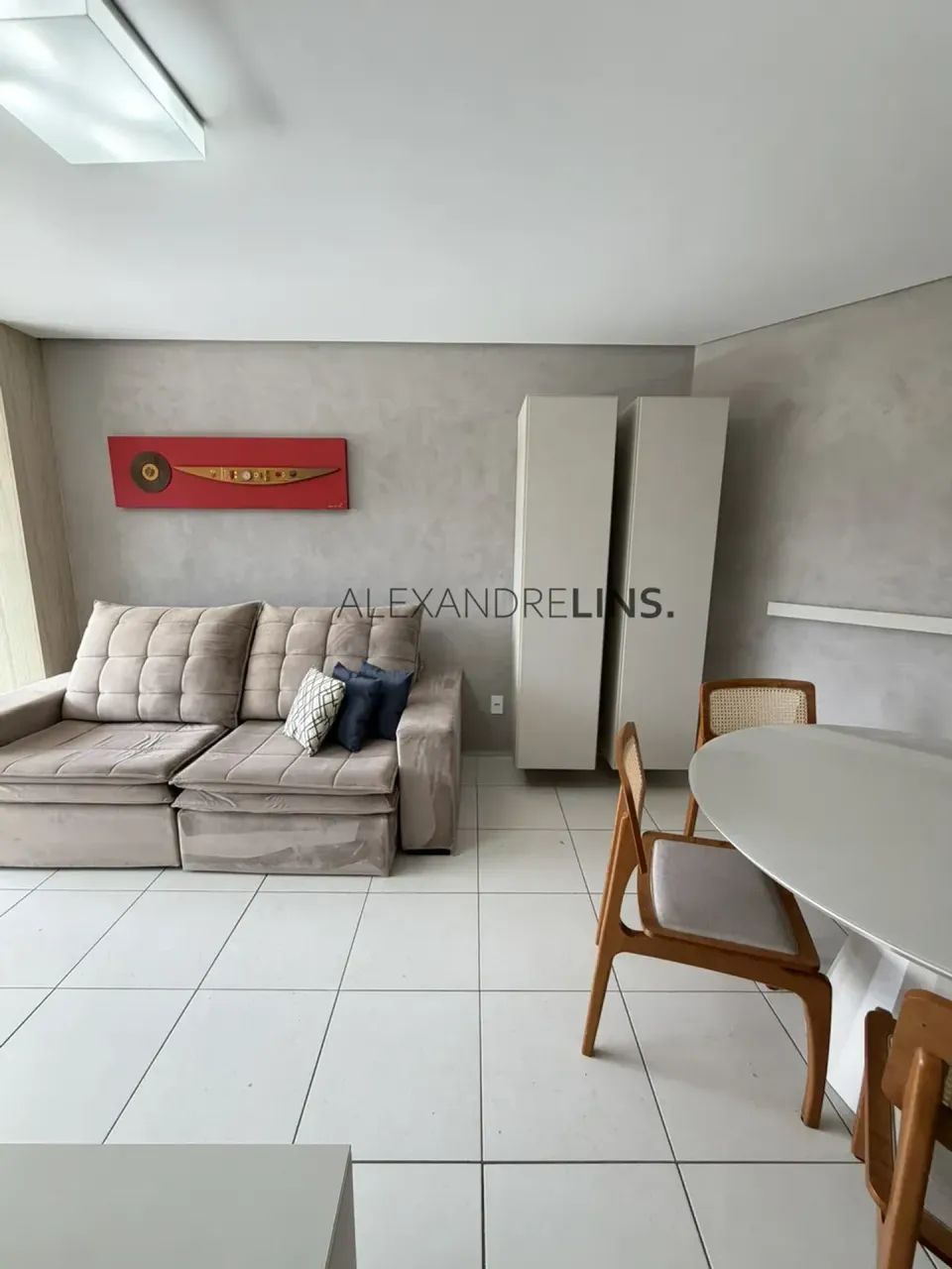 Apartamento com 3 quartos, nascente, 2 vagas e semi mobiliado na Ponta Verde - Foto 5