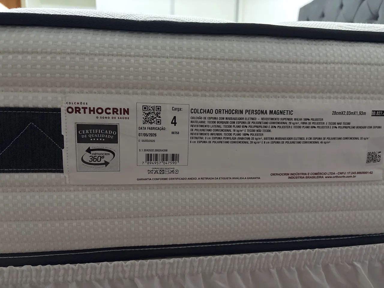 Colchão Magnético King Orthocrin - Foto 3