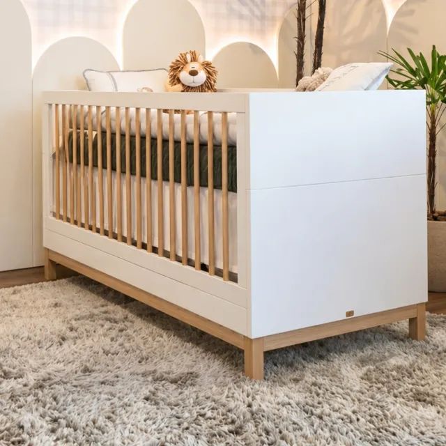 Berço Quater 3x1 vira Mini cama - Foto 4