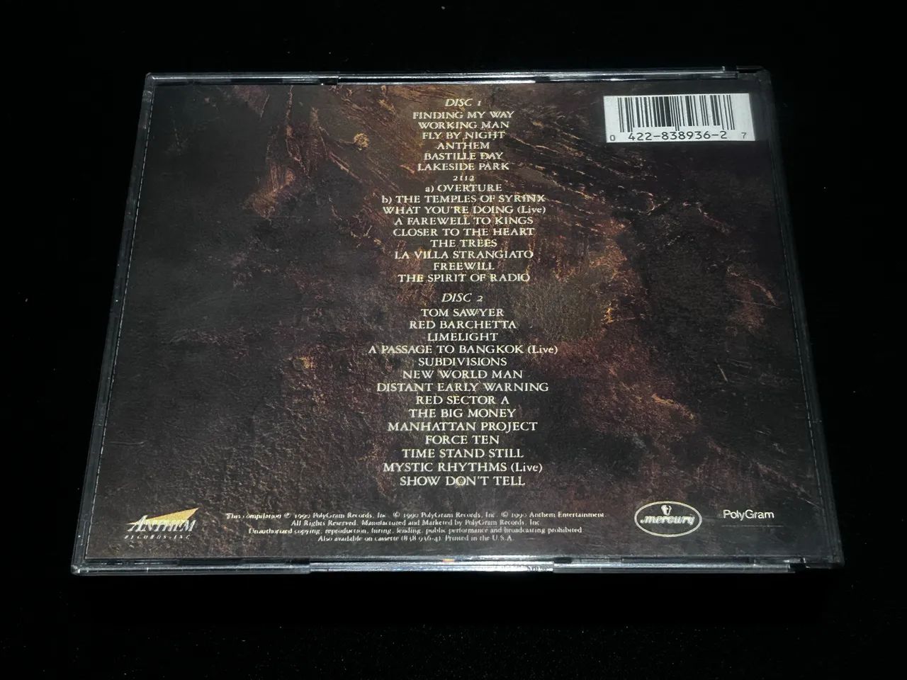 CD Duplo Rush - Chronicles (1990) USA FatBox Importado Original - Foto 3