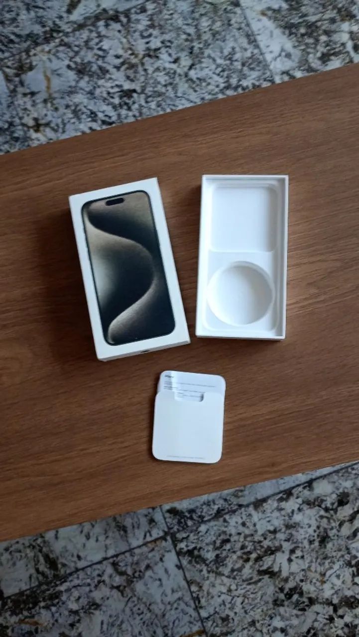 Caixa Original iPhone 15 Pro Max - Titanium - 256GB - Foto 3