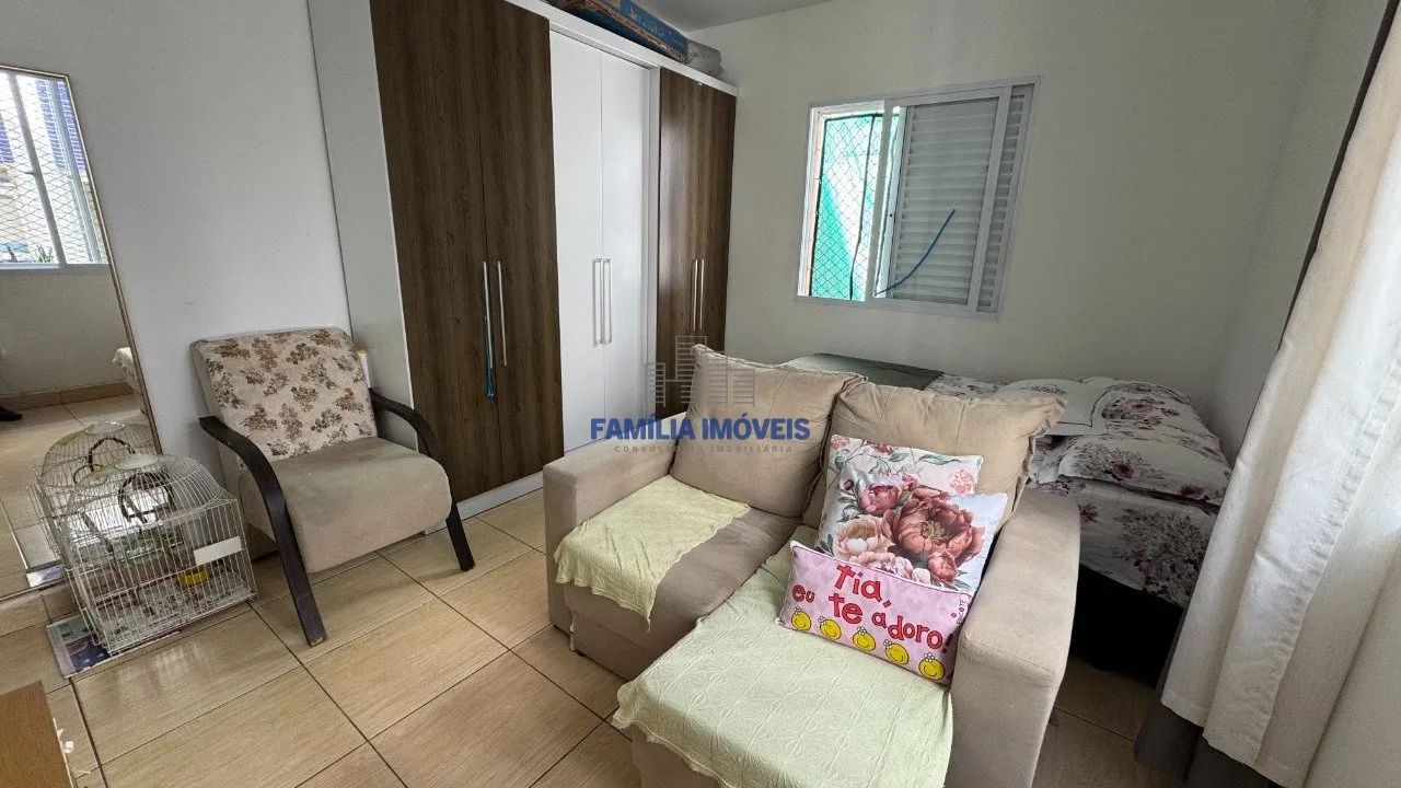 Apartamento à venda Kitnet sala living com vaga José menino Santos - Foto 5