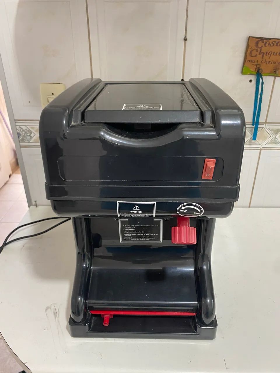 Triturador de gelo. 3kg / min