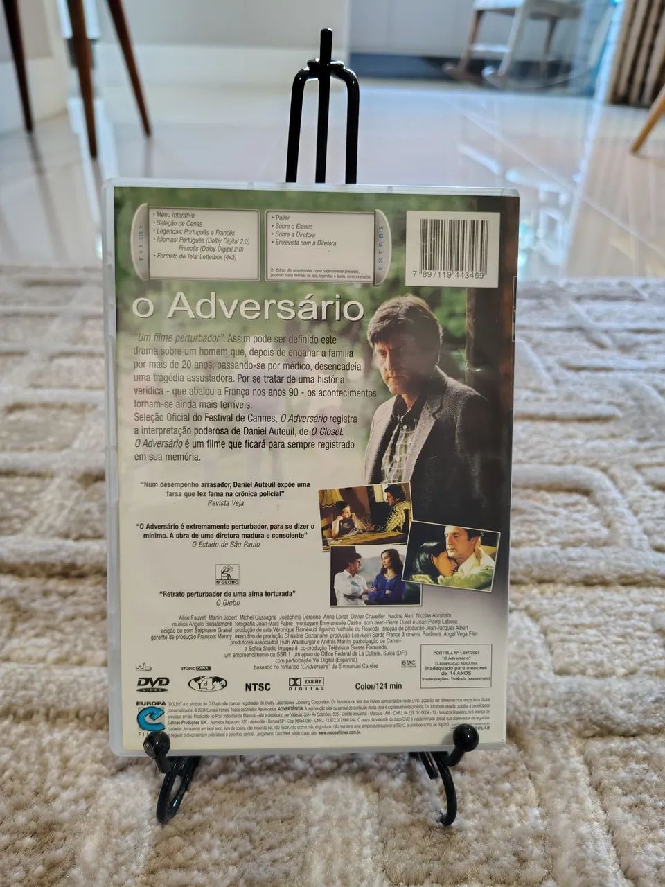 Dvd O Adversário c/ Daniel Auteill (Cannes) - Foto 2