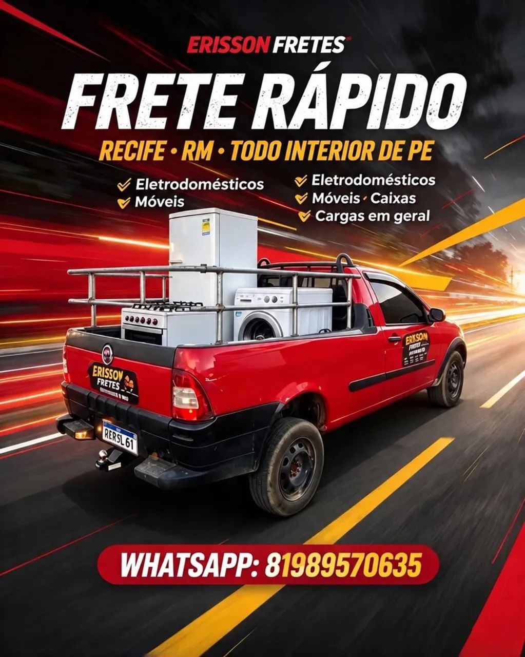 Frete e mudança.