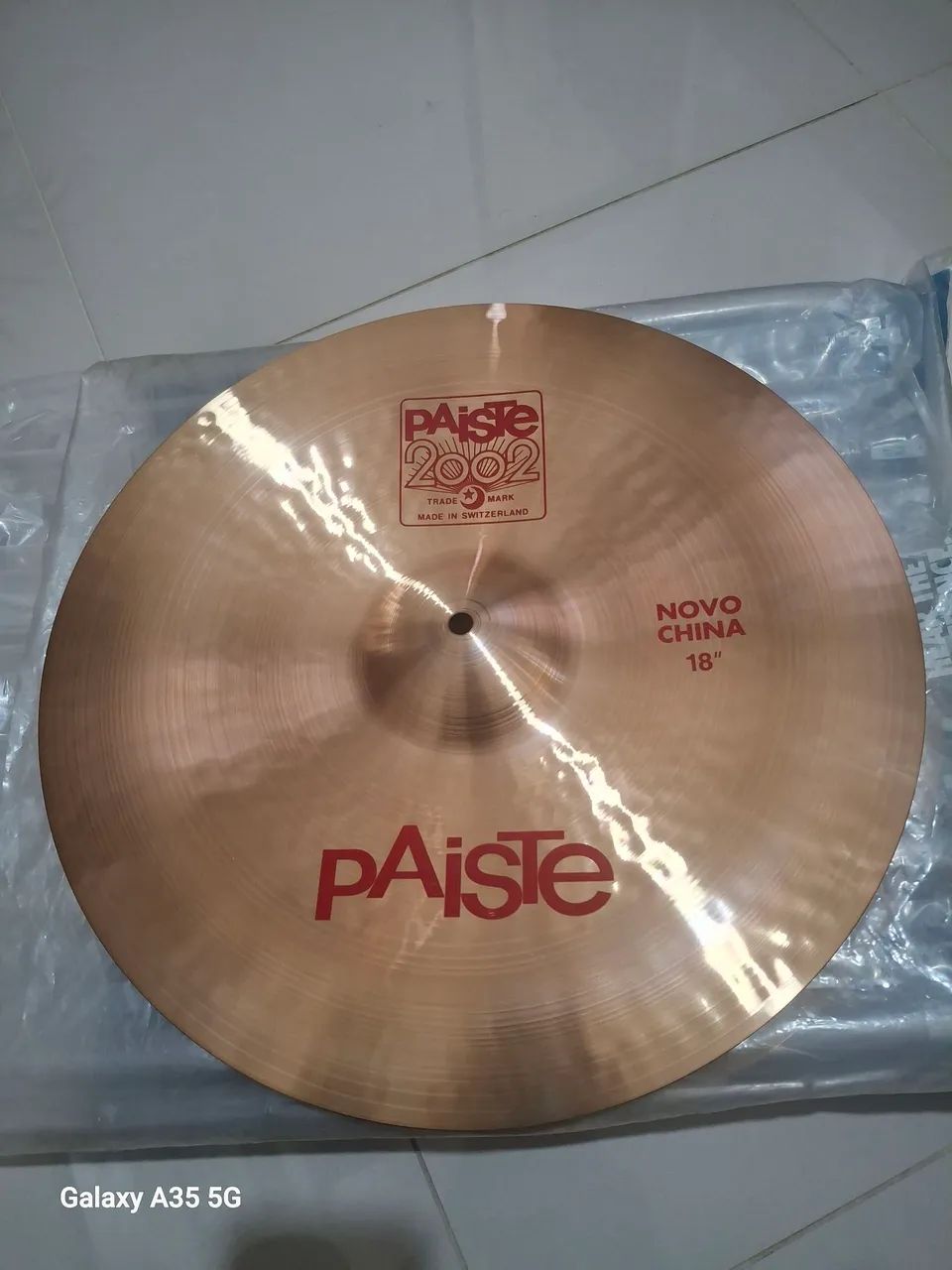 Prato paiste novo china de 18 - Instrumentos musicais - Novo