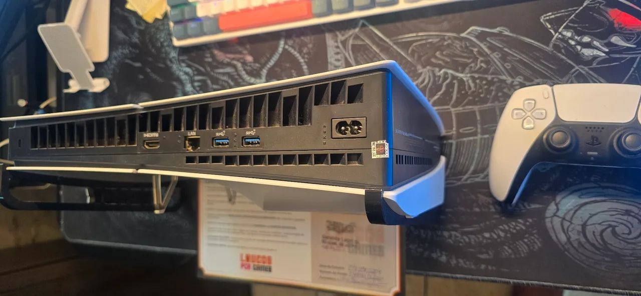 Ps5 slim com leitor de mídia física  - Foto 4