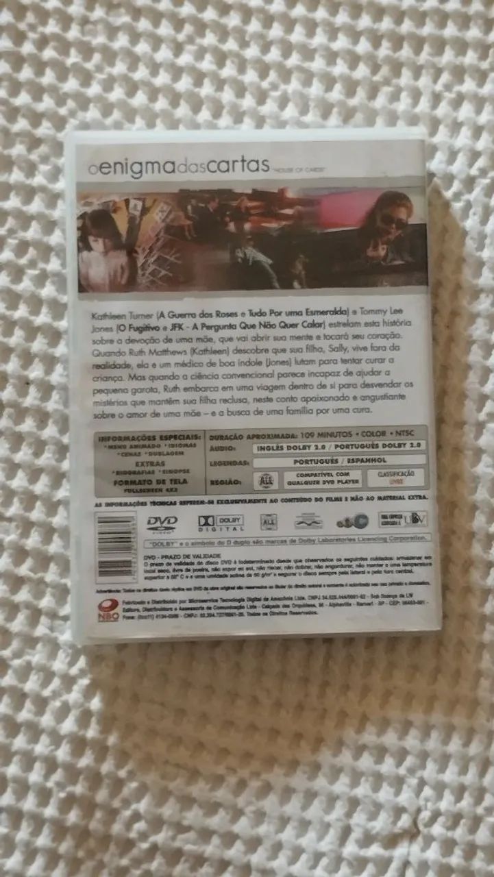 DVD original "O enigma das cartas"  - Foto 2