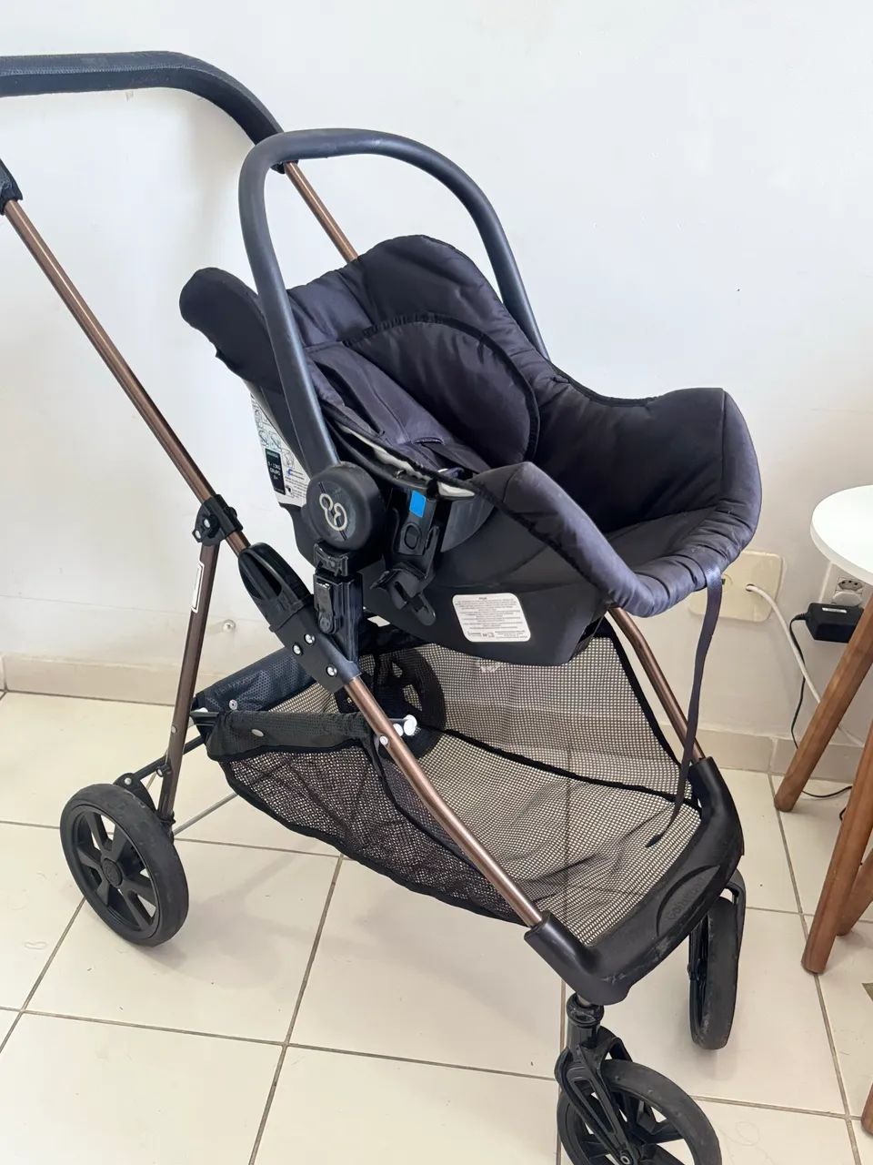 Bebê conforto + carrinho Moisés - Foto 4