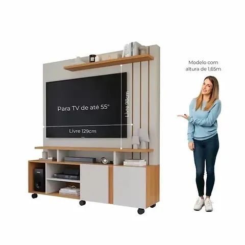 Home Valência Permobili, ideal para TVs até 55 Polegadas - Entrega Imediata; - Foto 3