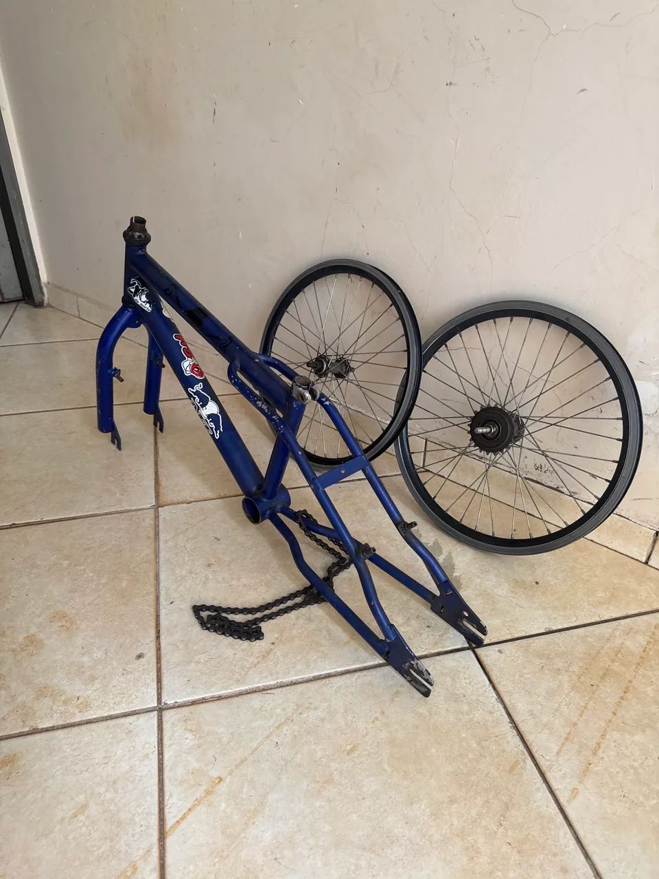 Quadro aro 20 + roda + garfo