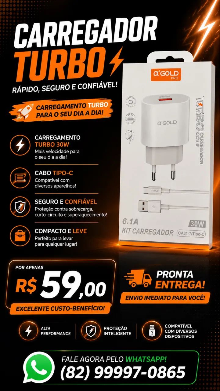 Carregador Tipo-C