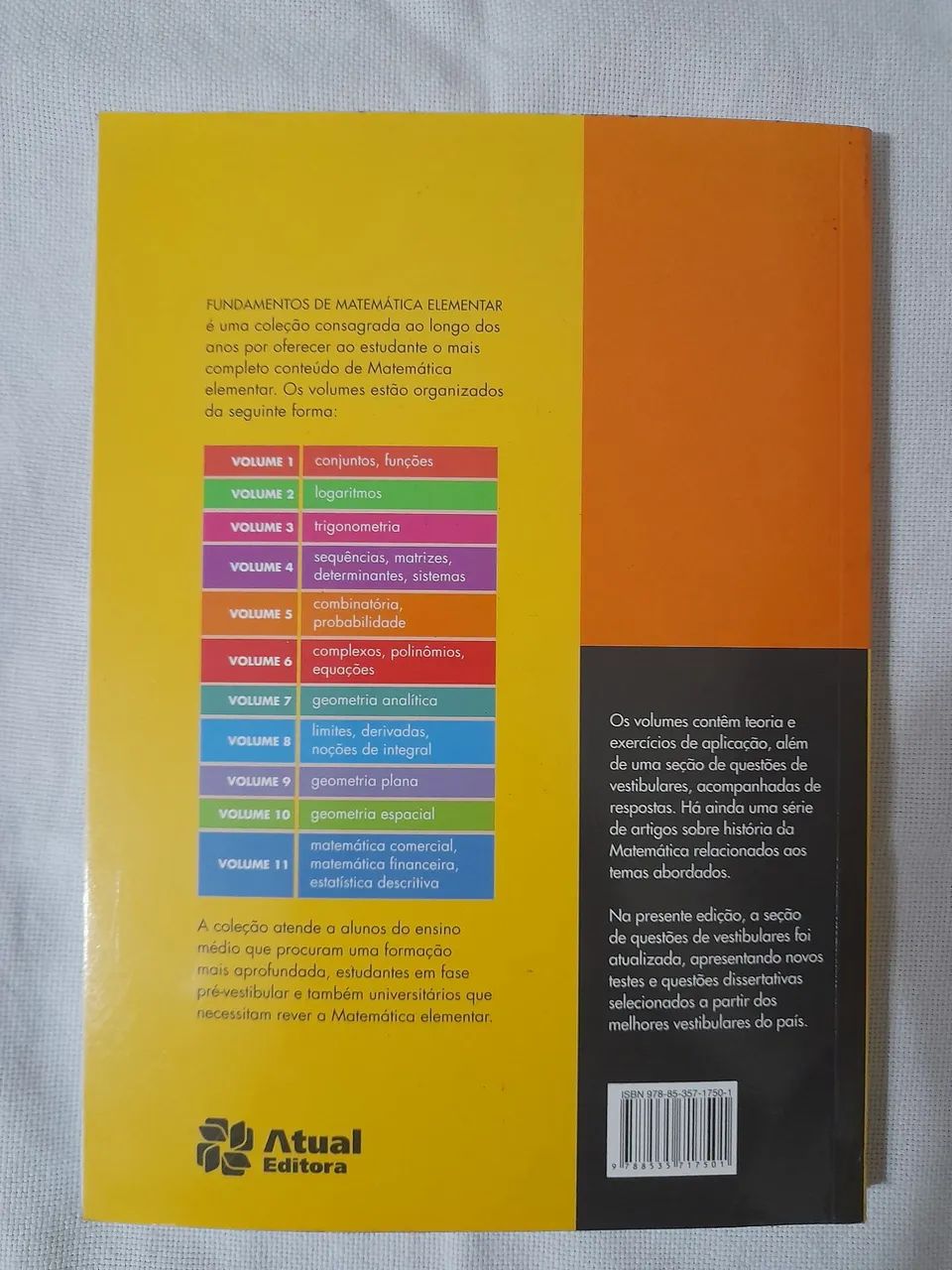Livro - Fundamentos de Matemática Elementar (Combinatória e Probabilidade) - vol 5  - Foto 2