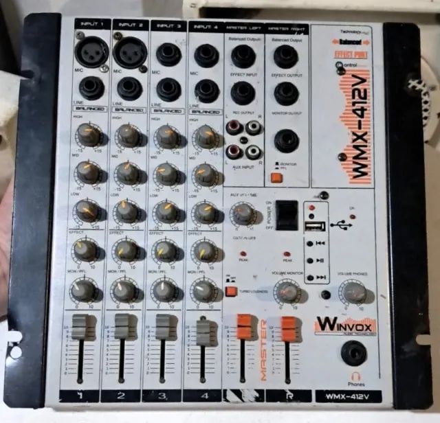 Mesa de som Winvox WMX-4 12V - Foto 2