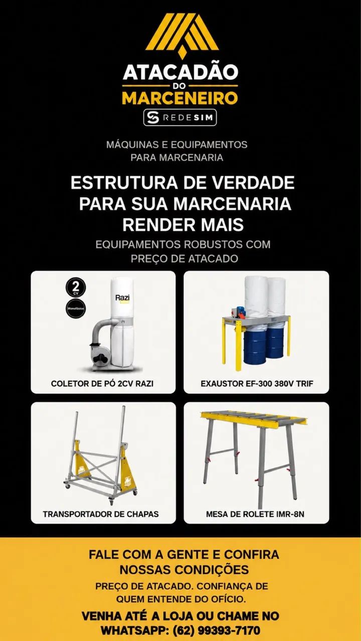 Produtos para marcenaria