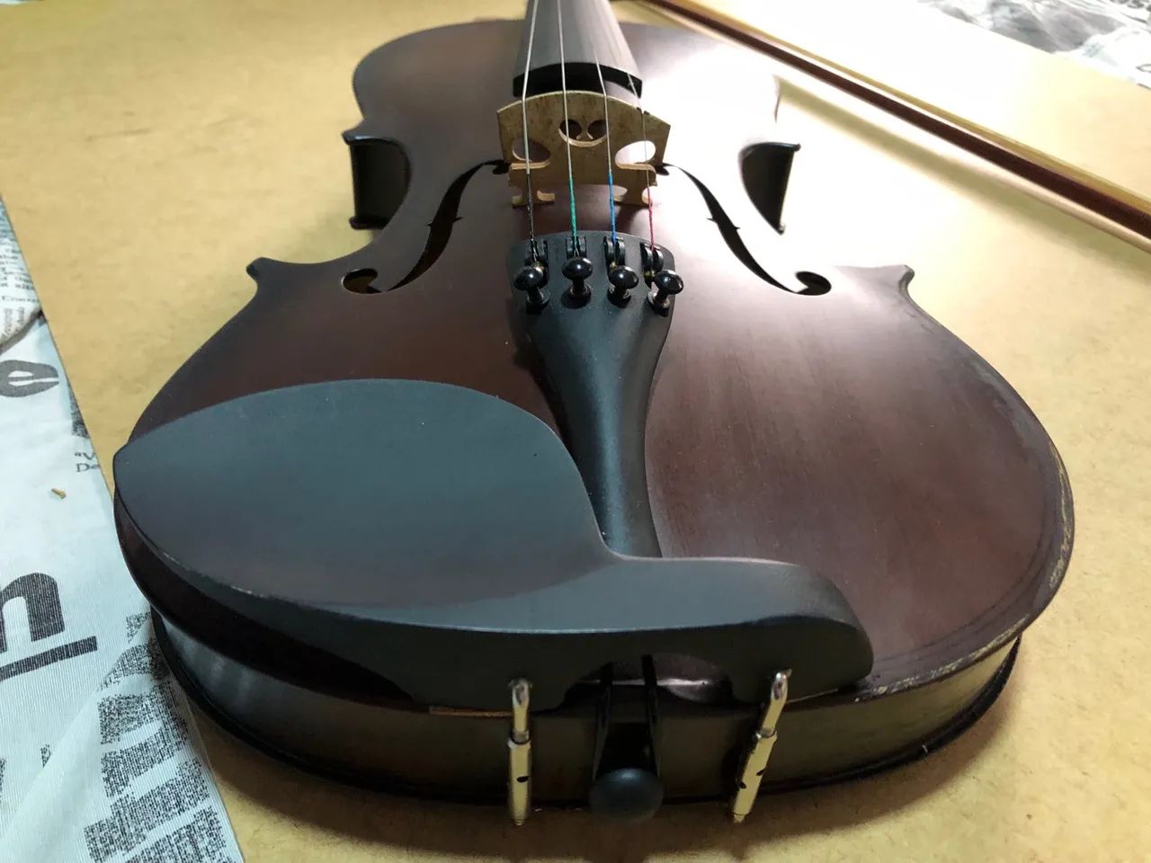 Violino ajustado por luthier