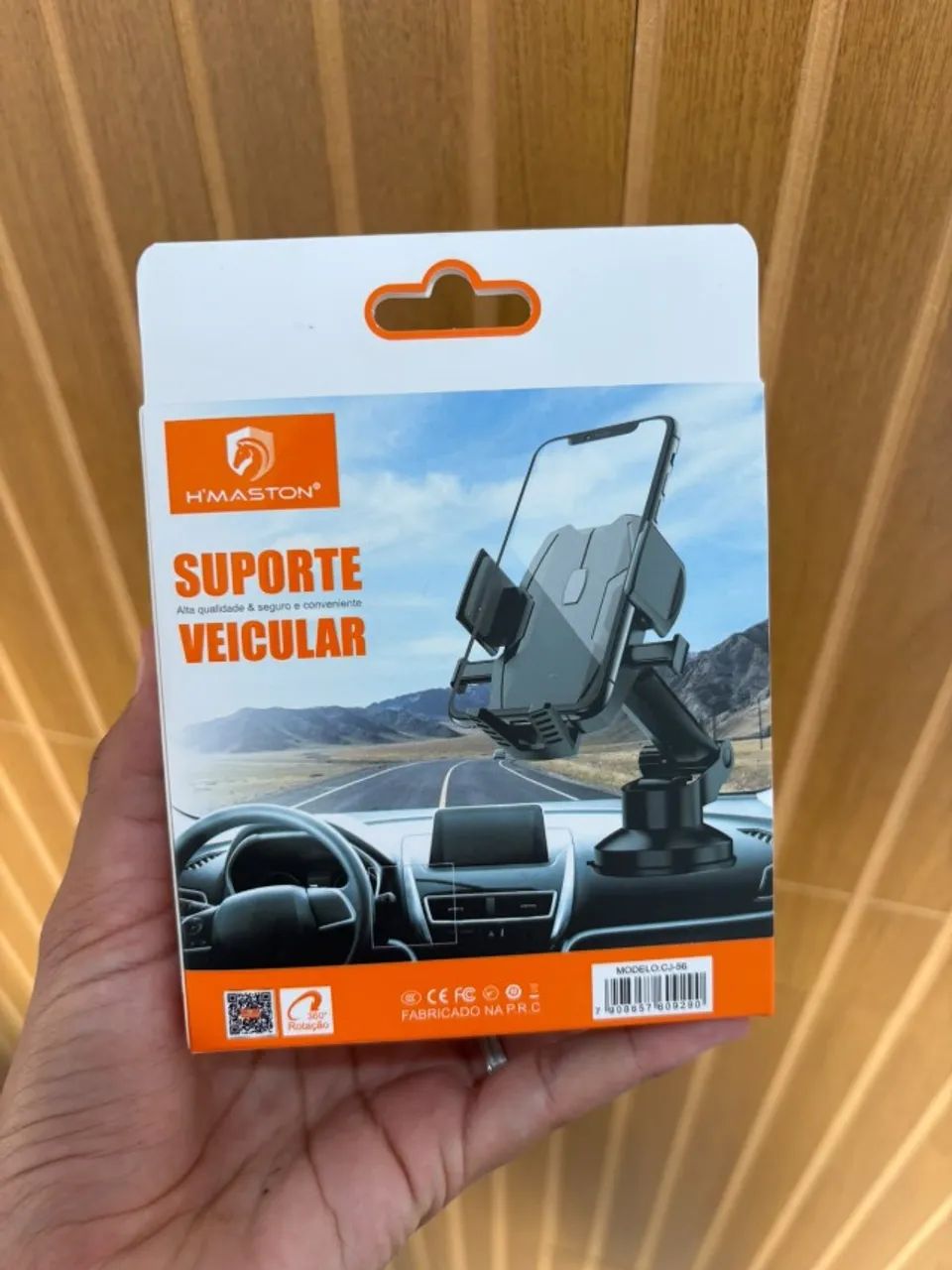 Suporte Veicular para Celular H?maston CJ-56 360° - Foto 4