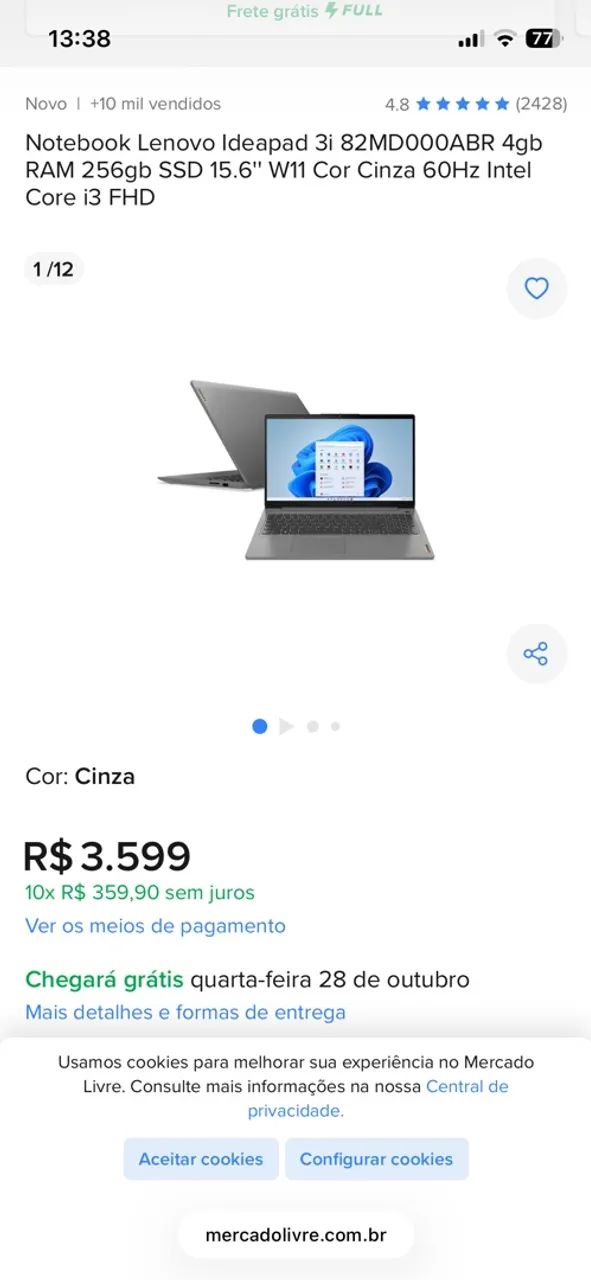 Notebook Lenovo - Foto 3